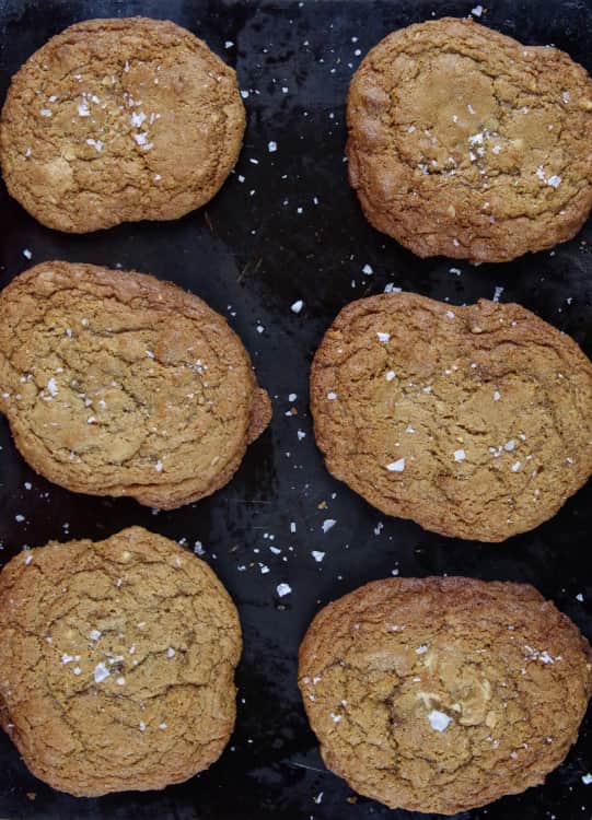 Peanut butter and Bourbon Cookies