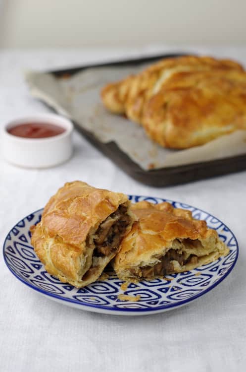 Mushroom and Stout Pasties