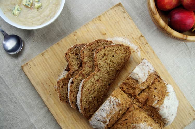 Parsnip and Cider soup and Cider Soda Bread