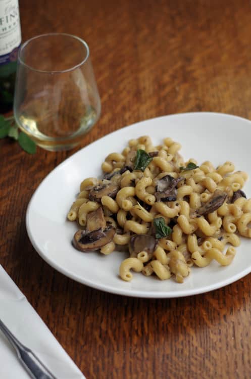 Mushroom and Sherry Pasta